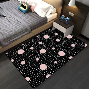 200x300cm Nordic Pink Rugs Thicken Soft Carpet Kids Room Play Mat Modern Bedroom Bedside Area Rugs Large Carpets for Living Room