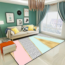 Load image into Gallery viewer, 200x300cm Nordic Pink Rugs Thicken Soft Carpet Kids Room Play Mat Modern Bedroom Bedside Area Rugs Large Carpets for Living Room