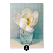 Load image into Gallery viewer, ART ZONE Lily Flower Canvas Painting Classic Still Life Wall Art Poster Picture Modern Living Room Home Decor Canvas Painting