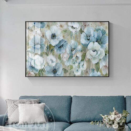 Abstract Trees Flowers Painting Nordic Style Poster And Print Wall Art Picture For Living Room HD Cuadros Decoracion Dormitorio