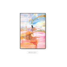 Load image into Gallery viewer, Abstract Bright Orange Sunrise Scenery Canvas Painting Landscape Poster Print For Living Room Aisle Study Fashion Wall Art Decor