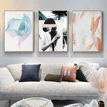 Load image into Gallery viewer, Modern abstract image canvas painting poster and print unique Fashion poster home decor wall art for living room bedroom aisle