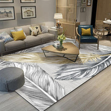 Load image into Gallery viewer, Nordic simple household carpets for living room Bedroom bedside Multi-function carpet Crystal velvet printed soft Rug Home Decor