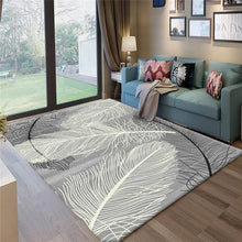 Load image into Gallery viewer, Nordic simple household carpets for living room Bedroom bedside Multi-function carpet Crystal velvet printed soft Rug Home Decor