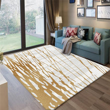 Load image into Gallery viewer, Nordic simple household carpets for living room Bedroom bedside Multi-function carpet Crystal velvet printed soft Rug Home Decor