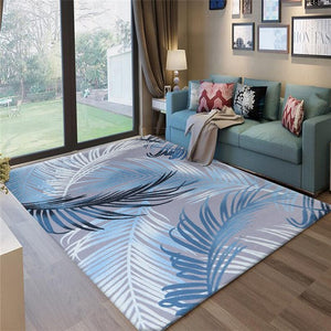 Nordic simple household carpets for living room Bedroom bedside Multi-function carpet Crystal velvet printed soft Rug Home Decor