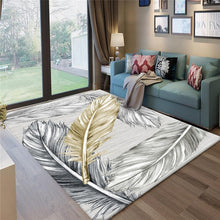 Load image into Gallery viewer, Nordic simple household carpets for living room Bedroom bedside Multi-function carpet Crystal velvet printed soft Rug Home Decor