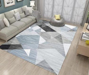 Nordic Geometric Minimalism Area Rug And Carpet For Home Living Room Bedroom Modern Large Anti Slip Floor Bedside Home Door Mat