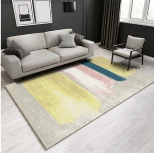 Nordic Geometric Minimalism Area Rug And Carpet For Home Living Room Bedroom Modern Large Anti Slip Floor Bedside Home Door Mat