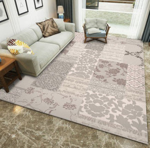 Nordic Geometric Minimalism Area Rug And Carpet For Home Living Room Bedroom Modern Large Anti Slip Floor Bedside Home Door Mat