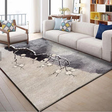 Load image into Gallery viewer, Nordic flowers living room carpet leave tea table rug bedroom large tapete soft sofa rectangular coffee mat rug kids room pad