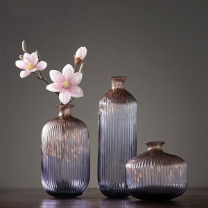 Simple glass vase decoration Creative home decoration flower arrangement water flower