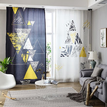 Load image into Gallery viewer, Customized Nordic Style Curtain Finished Modern Blackout Curtain for Living Room Simple Creative Abstract Bedroom Window Curtain