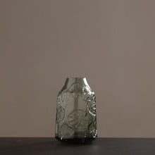 Load image into Gallery viewer, Modern Glass Vase with Leaf Pattern as Flower Vase Home Decor