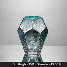 Load image into Gallery viewer, Electroplated Glass Vase for Floral Display Home Decorative Tabletop