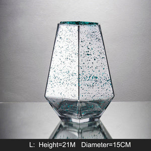 Electroplated Glass Vase for Floral Display Home Decorative Tabletop