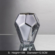 Load image into Gallery viewer, Electroplated Glass Vase for Floral Display Home Decorative Tabletop