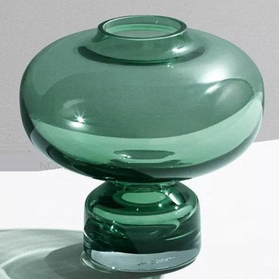 Modern Tabletop Glass Vase Flower Pot for Home Decoration Accessories