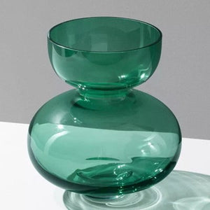 Modern Tabletop Glass Vase Flower Pot for Home Decoration Accessories