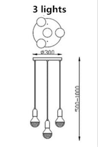 Modern G9 LED Pendant Lights Crystal Glass Hand lamp Nordic Pendant Lamps for Living Room/Restaurant/Home Lighting AC220V 110V
